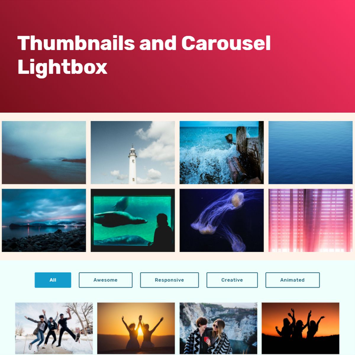 HTML5 Bootstrap Image Carousel