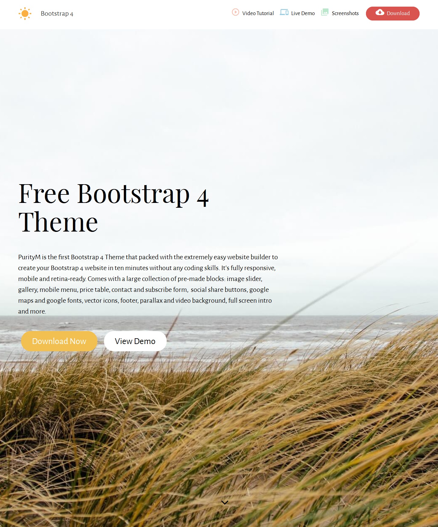 Free Download Bootstrap Restaurant Theme